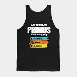 Awesome Primus checklist Tank Top